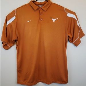 Texas Longhorns Nike Fit Dry Polyester Polo Shirt